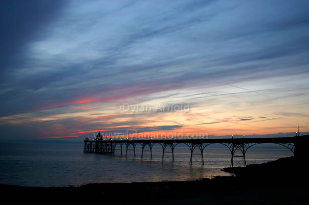 Clevedon Pier Sunset