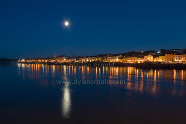 Waterford moon reflection